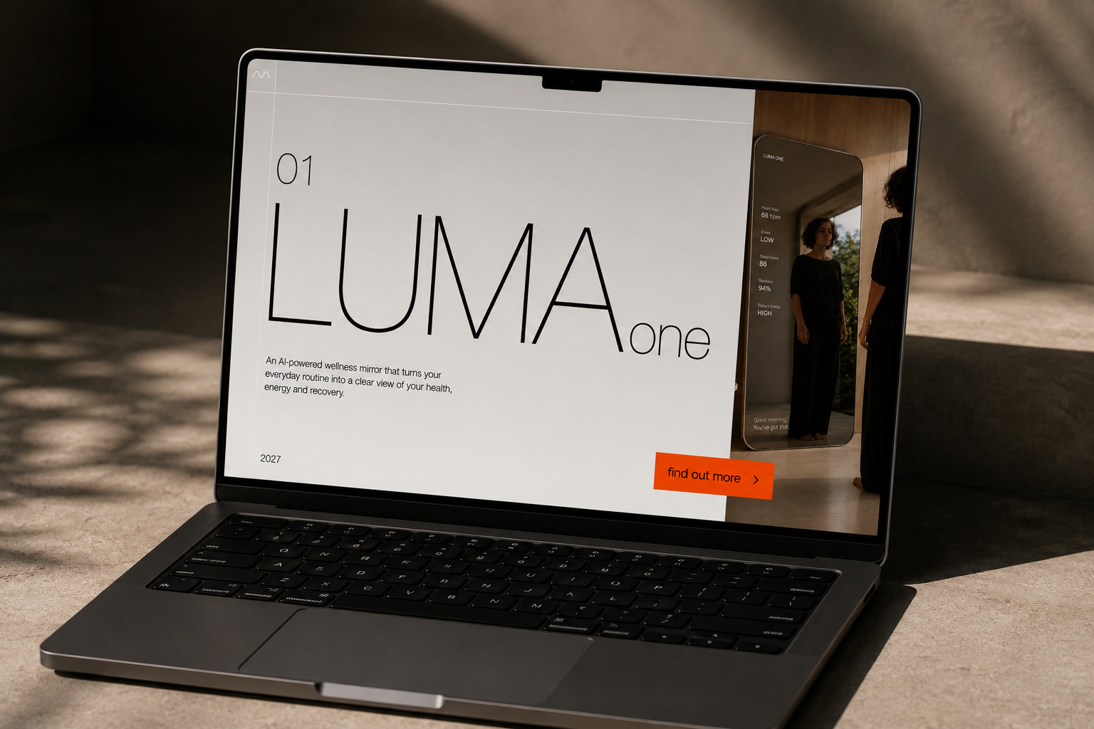 Luma One — AI STARTUP slide